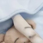 InterBaby Rachel dekica 110x140 Mjesec plava - Slika 4