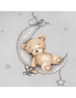 InterBaby Rachel dekica 110x140 Mjesec siva - Slika 2