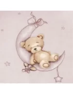 InterBaby Rachel dekica 110x140 Mjesec roza - Slika 3
