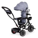 Ecotoys Tricikl s okretnim sjedalom 360, siva - Slika 2
