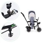 Ecotoys Tricikl s okretnim sjedalom 360, siva - Slika 5