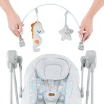 Kinderkraft Električna njihaljka SWINGEE siva - Slika 7