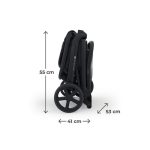 Kinderkraft sportska kolica Nubi 3, Midnight Black - Slika 10