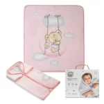 InterBaby dekica i vreća za spavanje 80x90 cm Oblak roza
