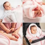 InterBaby dekica i vreća za spavanje 80x90 cm Oblak siva - Slika 6