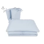 MimiNu Premium posteljina za dječji krevetić 5-dijelni set - Royal Baby Blue - Slika 5