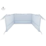 MimiNu Premium posteljina za dječji krevetić 5-dijelni set - Royal Baby Blue - Slika 7