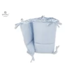 MimiNu Premium posteljina za dječji krevetić 5-dijelni set - Royal Baby Blue - Slika 3