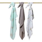 BABYONO BAMBUS TETRA PELENE AVIONI - MINT - Slika 3