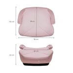 Kinderkraft booster autosjedalica I-BOOST 2 i-Size (125-150 cm), roza - Slika 5