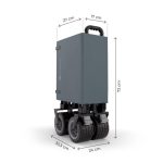 Kinderkraft Sklopiva kolica ROLLSTER 90x58 cm, Anthracite - Slika 8