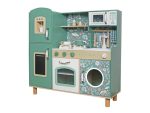 Dječja drvena kuhinja sa zvukovima - vintage stil - Slika 2