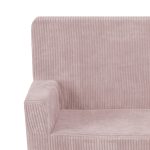 PLUSH NEST Sklopiva sofa s naslonima za ruke, svijetlo roza - Slika 4