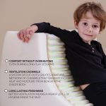 PLUSH NEST Ergonomska dječja ležaljka MOONI, roza, Puffy Lamell - Slika 7