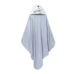 Interbaby ručnik s kapuljačom Vlakić 100x100 Plavi - Slika 3