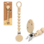 InterBaby silikonski držač dude (kuglice) Yellow Sand