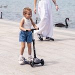 Qplay Sparkling sklopivi romobil na tri kotača, crni - Slika 9