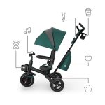 Kinderkraft Tricikl SPINSTEP 2 PLUS, zeleni - Slika 10