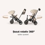 Qplay Comfo Max ultra sklopivi tricikl - BEIGE - Slika 14