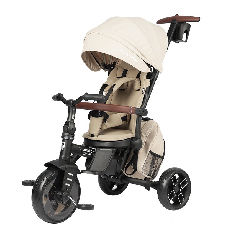428026390_big Qplay Comfo Max ultra sklopivi tricikl - BEIGE - Slika 1