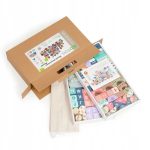 Ecotoys Edukativni drveni blokovi grad s podlogom od 115 dijelova - Slika 6