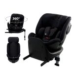 Kinderkraft autosjedalica XRIDER 2 i-Size 0-36 kg (40-150 cm) 360, crna