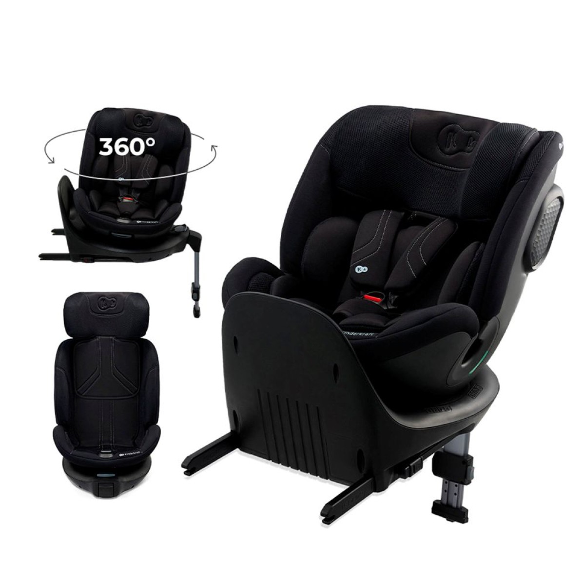 01-kinderkraft-autosjedalica-xrider-2-i-size-0-36-kg-40-150-cm-360-crnajpg-gallery-jpg Kinderkraft autosjedalica XRIDER 2 i-Size 0-36 kg (40-150 cm) 360, crna - Slika 1