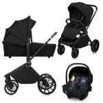 Lionelo dječja kolica Mika Plus 3u1, Black Onyx - Slika 2