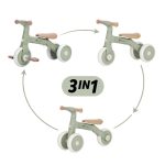 PETITE&MARS Balans bicikl Bingo 3 u 1, Sage Leaf