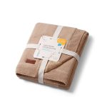 BabyOno Pamučna dekica obostrana 75x100 cm, bež - Slika 3