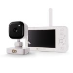 Kinderkraft NITEEYE TRAVEL bežični baby monitor sa stalkom za kameru, White - Slika 4