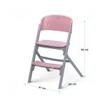 Kinderkraft hranilica LIVY bez pladnja, Pink - Slika 5