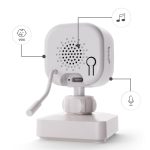 Kinderkraft NITEEYE TRAVEL bežični baby monitor sa stalkom za kameru, White - Slika 7