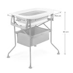 Kinderkraft Bubbly sklopivi stol za prematanje s kadicom, Grey - Slika 8