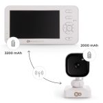 Kinderkraft NITEEYE TRAVEL bežični baby monitor sa stalkom za kameru, White - Slika 10