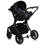 Lionelo dječja kolica Mika Plus 3u1, Black Onyx - Slika 11