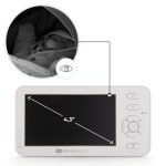 Kinderkraft NITEEYE TRAVEL bežični baby monitor sa stalkom za kameru, White - Slika 11
