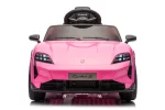Dječji automobil na baterije Porsche Taycan za 1 osobu, 12 volti, roze boje - Slika 2