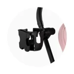 Chipolino univerzalni 2-u-1 držač za telefon/čašu/bočicu za dječja kolica – Black - Slika 2