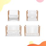 Kinderkraft krevetić KOYA 4u1 + madrac - Slika 21