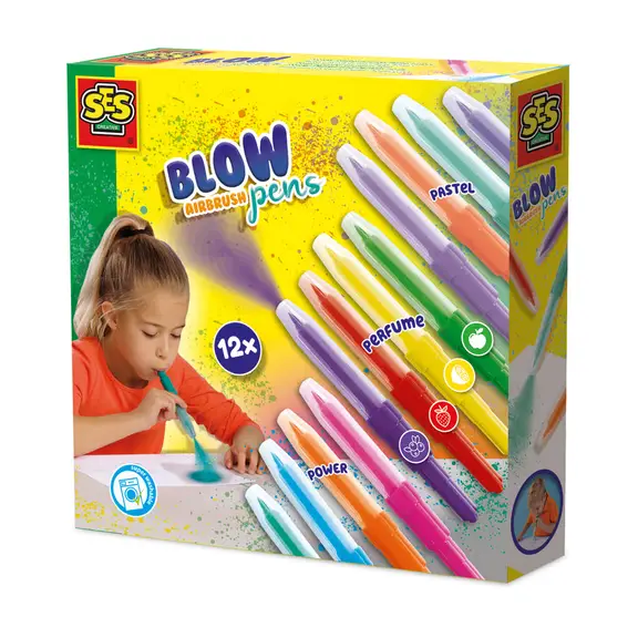 002841-1 SES Creative Blow Airbrush Mirisni flomasteri - Slika 1