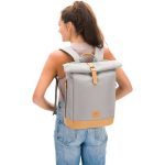 Fillikid torba/ruksak za mamu Rolltop Berlin, stone grey - Slika 2