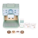 Ecotoys Drveni aparat za kavu Barista, 8 dijelova - Slika 5