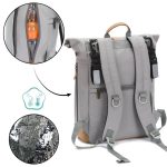 Fillikid torba/ruksak za mamu Rolltop Berlin, stone grey - Slika 9