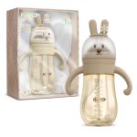 NENO MIO Rabbit 3u1 bočica za hranjenje 300 ml, Brown