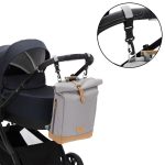 Fillikid torba/ruksak za mamu Rolltop Berlin, stone grey - Slika 13