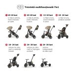 Qplay Comfo Max ultra sklopivi tricikl - COFFEE - Slika 13