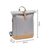 Fillikid torba/ruksak za mamu Rolltop Berlin, stone grey - Slika 14