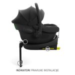 Kinderkraft autosjedalica I-LITE i- Size + ENDURA SAFE FX baza 0-13 kg (40-87 cm), Black - Slika 15