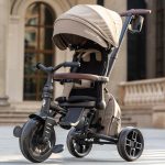 Qplay Comfo Max ultra sklopivi tricikl - COFFEE - Slika 18